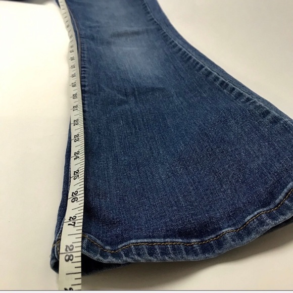 🌲3/$20 Calvin Klein Bootcut Flare Low Mid Blue Jean 2 - Picture 6 of 9